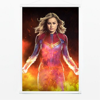 Captain Marvel movie wall scroll