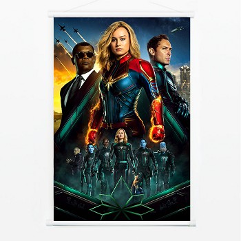 Captain Marvel movie wall scroll