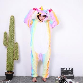 Cartoon animal My Little Pony flano pajamas dress hoodie