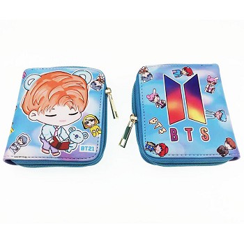 BTS BT21 star wallet