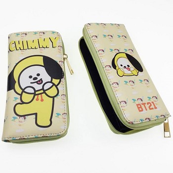 BTS BT21 star long Wallet