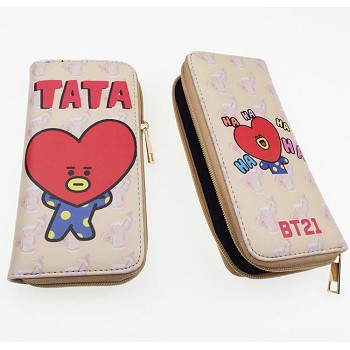 BTS BT21 star long Wallet