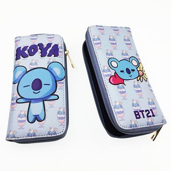 BTS BT21 star long Wallet