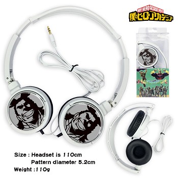 My Hero Academia anime headphone