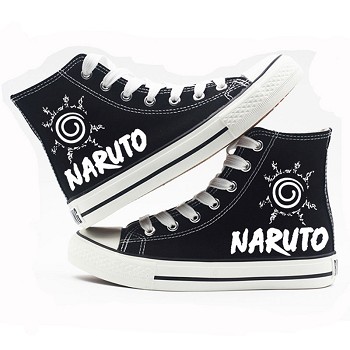 Naruto anime canvas shoes student plimsolls a pair