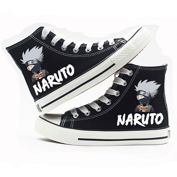 Naruto anime canvas shoes student plimsolls a pair