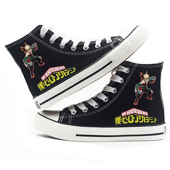 My Hero Academia anime canvas shoes student plimsolls a pair