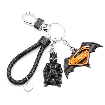 The Avengers Batman Man key chains a set