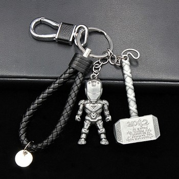 The Avengers Iron Man key chains a set