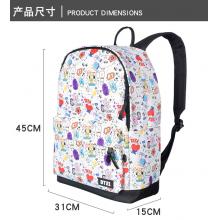 BTS canvas backpack bag