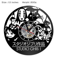 Totoro anime wall clock