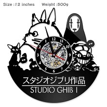 Totoro anime wall clock