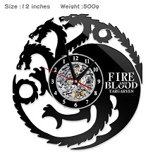 Game of Thrones movie wall clock