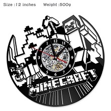 Minecraft game wall clock