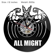 My Hero Academia anime wall clock