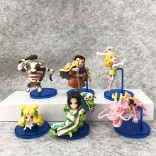 WCF One Piece figures set(6pcs a set)