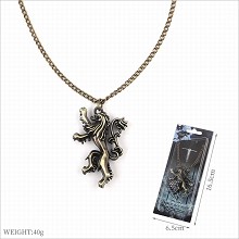 Game of Thrones Lannister movie necklace