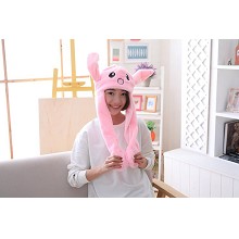 Tik Tok rabbit plush hat