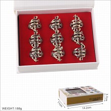 Harry Potter movie rings set(9pcs a set)