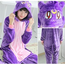 Sailor Moon anime flano bpyjama dress hoodie