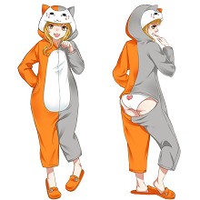 Natsume Yuujinchou anime flano bpyjama dress hoodie