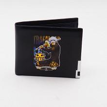 One Piece Zoro anime black wallet