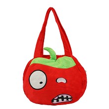 Plants vs Zombies plush satchel shoulder bag