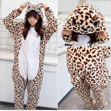 Cartoon animal Bear flano pajamas dress hoodie