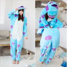 Cartoon animal Sulivan flano pajamas dress hoodie