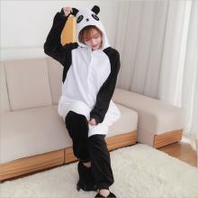 Cartoon animal Wolf flano pajamas dress hoodie