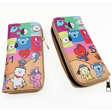 BTS BT21 star long Wallet