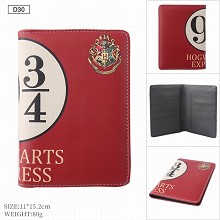 Harry Potter movie Passport Cover Card Case Credit Card Holder Wallet