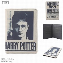 Harry Potter movie Passport Cover Card Case Credit Card Holder Wallet