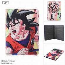  Dragon Ball anime Passport Cover Card Case Credit Card Holder Wallet 