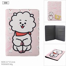 BTS star Passport Cover Card Case Credit Card Hold...