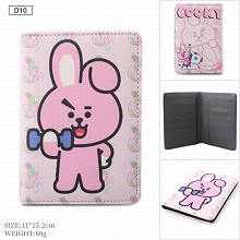 BTS star Passport Cover Card Case Credit Card Hold...