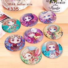 Identity V game brooches pins set(8pcs a set)