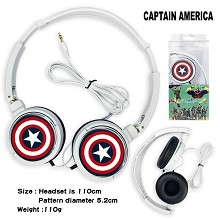  Captain America movie headphone 