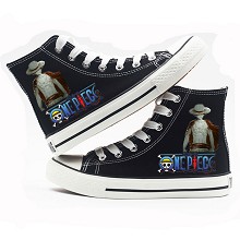 One Piece anime canvas shoes student plimsolls a p...