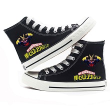 My Hero Academia anime canvas shoes student plimso...