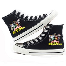 My Hero Academia anime canvas shoes student plimso...