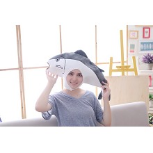 Cute Salted fish Plush Hat Cap Plush Gift Dance To...