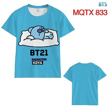  BTS BT21 star modal t-shirt 