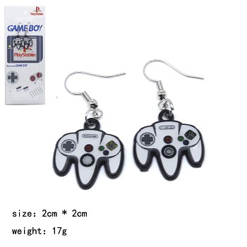 Nintendo game earrings a pair