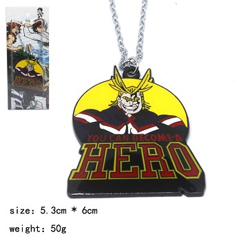 My Hero Academia anime necklace