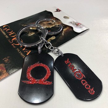 God of War game key chain