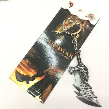 God of War game key chain