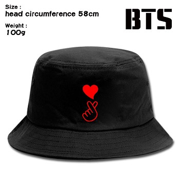  BTS star bucket hat cap 