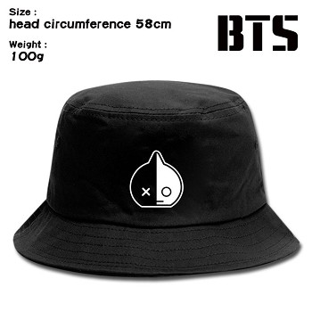 BTS star bucket hat cap