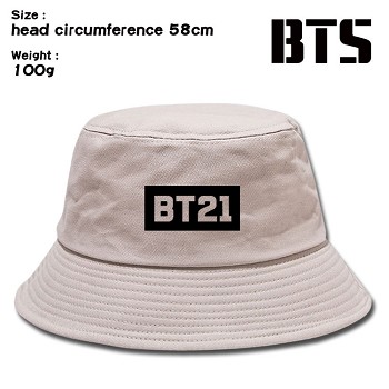 BTS star bucket hat cap